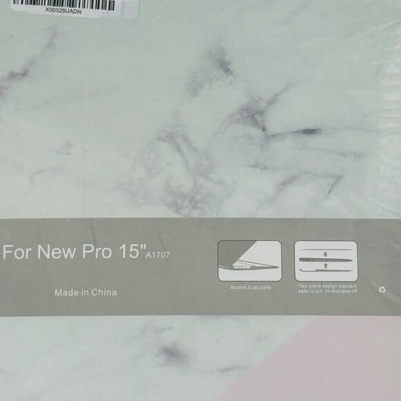 Marble & Pink MacBook Pro 15"  Hard Shell Protector Case A1707 - Picture 6 of 9